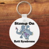 Elephant Stomp On Rett Syndrom Schlüsselanhänger (Vorderseite)