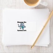 Elephant Stomp über Myasthenia Gravis Adressaufkleber (Insitu)