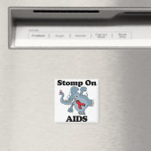 Elephant Stomp zu AIDS Magnet (In Situ (Geschirrspüler))