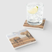 Elephant Stone Untersetzer (Seitenansicht)