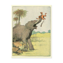 Elephant Story Book Zeichnend