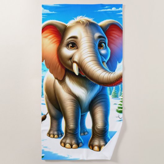 Elephant Strandtuch (Vorderseite)