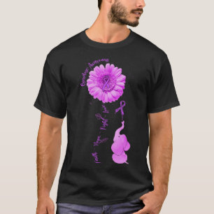 Elephant Sunflower Faith Hope Kämpfen Liebe Überdo T-Shirt