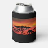 Elephant Sunset Dosenkühler (Kanne Rückseite)