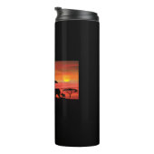 Elephant Sunset Thermosbecher (Nach rechts gedreht)