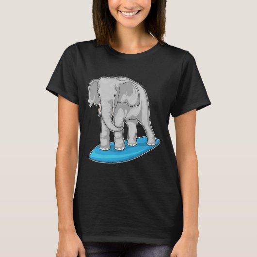 Elephant Surfboard T-Shirt (Vorderseite)