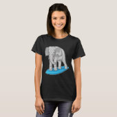 Elephant Surfboard T-Shirt (Vorne ganz)
