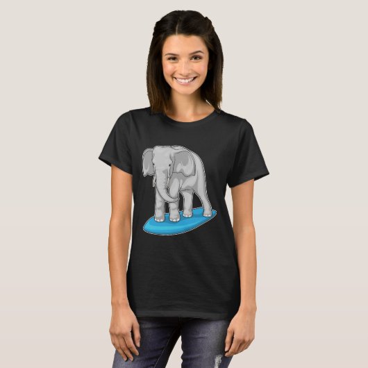 Elephant Surfboard T-Shirt (Vorne ganz)
