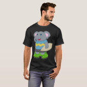 Elephant Surfboard T-Shirt (Vorne ganz)