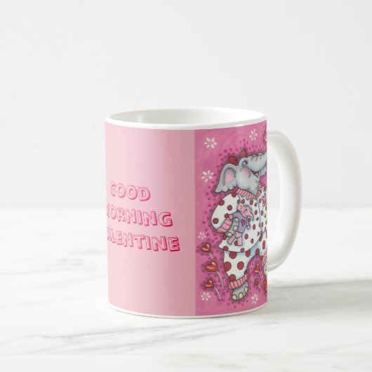 Elephant Sweetheart VALENTINE TASSE (VorderseiteRechts)