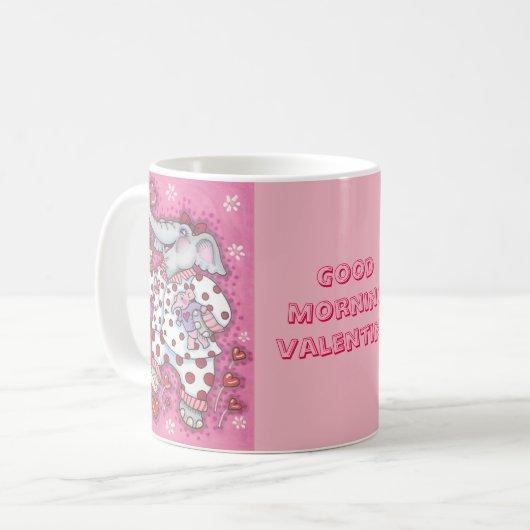 Elephant Sweetheart VALENTINE TASSE (Vorderseite Links)