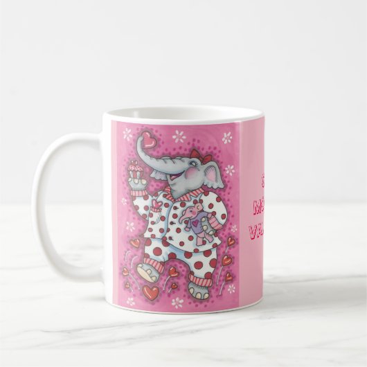 Elephant Sweetheart VALENTINE TASSE (Links)