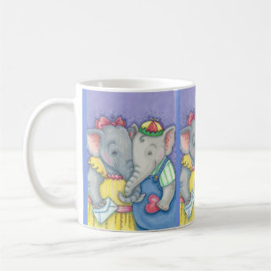 Elephant Sweethearts Valentine Liebe TASSE