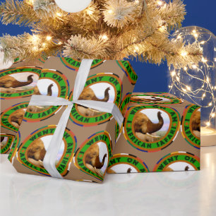 Elephant szensiert afrikanisches Safari Wrapping P Geschenkpapier