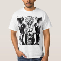 Elephant T - Shirt Collection Tattoo Style Designs