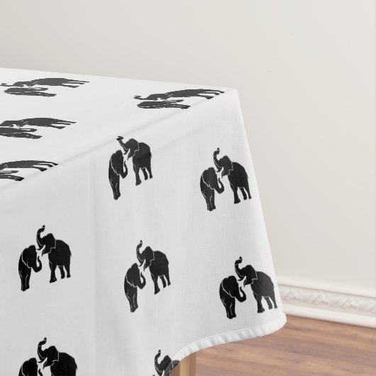 Elephant Tablecloth - Farben auswählen Tischdecke (Beispiel)