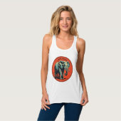 Elephant Tank Top (Vorderseite Vollansicht)