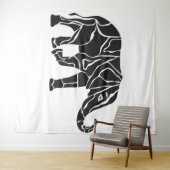 Elephant Tapestry Wandteppich (Beispiel (Horizontal))