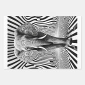 Elephant Theme Set - Decoupage - Geschenkpapier Set (Vorderseite 2)