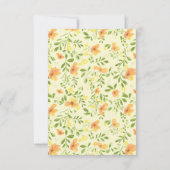 Elephant Themed Baby Dusche Danke Karte (Rückseite)