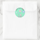 Elephant Themed Baby Shower Stickers (Tasche)