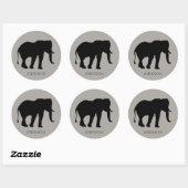 Elephant Themed Sticker Umschlag Aufkleber (Blatt)