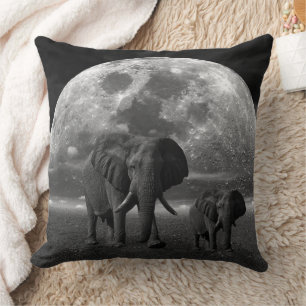 Elephant Throw Kissen