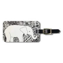 Elephant Travel Tag