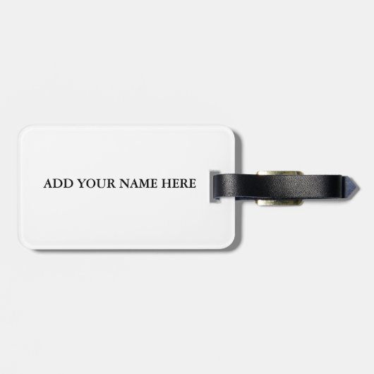 Elephant Travel Tag Gepäckanhänger (Rückseite horizontal)