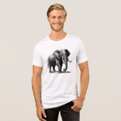 Elephant Tri-Blend Shirt (Vorderseite voll)