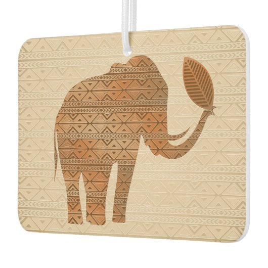 Elephant Tribal Art Design Autolufterfrischer (Links)