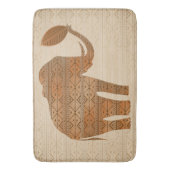 Elephant Tribal Art Design Badematte (Vorderseite Vertikal)