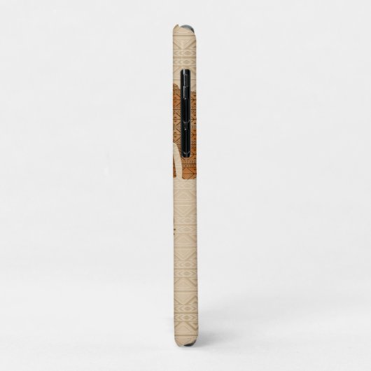 Elephant Tribal Art Design Case-Mate iPhone Hülle (Hinten/Links)