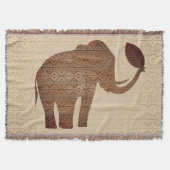 Elephant Tribal Art Design Decke (Vorderseite)
