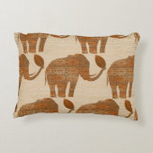 Elephant Tribal Art Design Dekokissen (Rückseite)