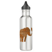 Elephant Tribal Art Design Edelstahlflasche (Links)