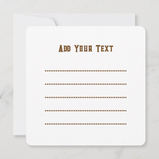 Elephant Tribal Art Design Einladung (Rückseite)