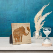 Elephant Tribal Art Design Fotoplatte (InSitu)