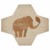 Elephant Tribal Art Design Fußball (Flach)