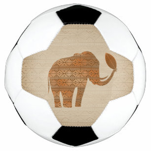 Elephant Tribal Art Design Fußball