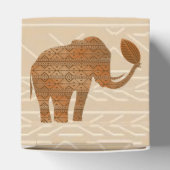Elephant Tribal Art Design Geschenkschachtel (Oben)