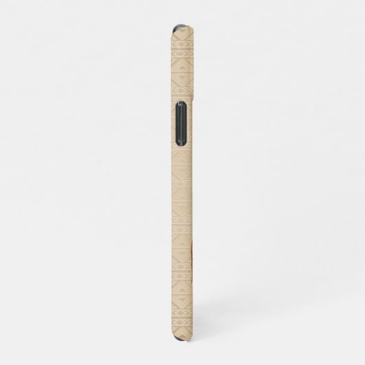 Elephant Tribal Art Design iPhone Hülle (Rechte Seite)