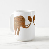 Elephant Tribal Art Design Kaffeetasse (Vorderseite Links)