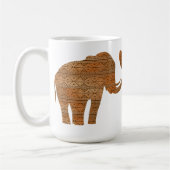 Elephant Tribal Art Design Kaffeetasse (Links)