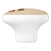 Elephant Tribal Art Design Keramikknauf (Seitenansicht)