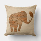 Elephant Tribal Art Design Kissen (Vorderseite)
