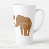 Elephant Tribal Art Design Milchtasse (Rechts)