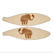 Elephant Tribal Art Design Mini Basketball (Panele)