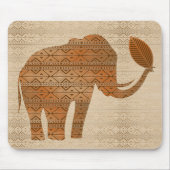 Elephant Tribal Art Design Mousepad (Vorne)