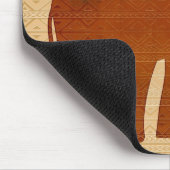 Elephant Tribal Art Design Mousepads (Ecke)